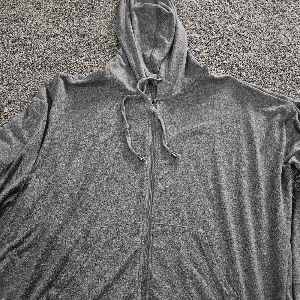 Maurices Women's Gray Zip-Up Sweatshirt